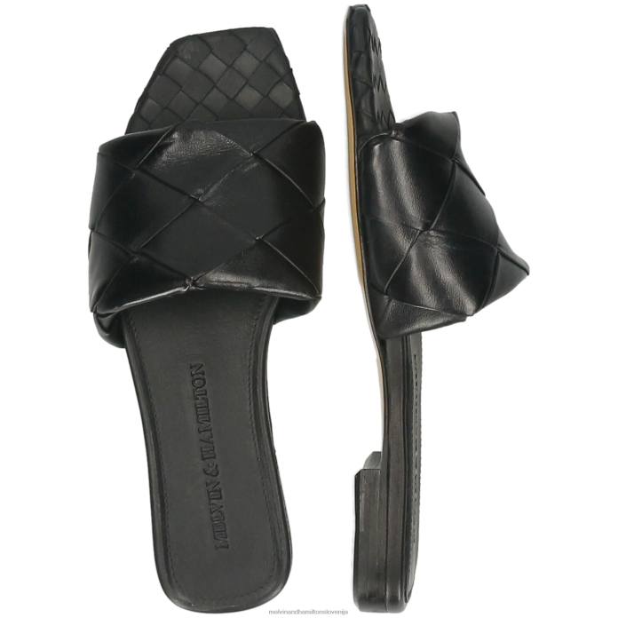 Melvin & Hamilton mule Črna ženske brooke 9 FLJ6L1557