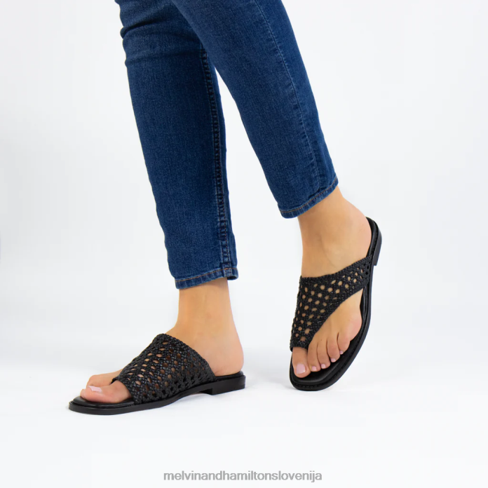 Melvin & Hamilton mule Črna ženske elodie 16 FLJ6L1733