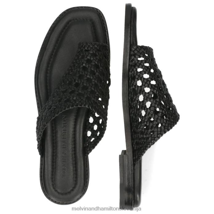 Melvin & Hamilton mule Črna ženske elodie 16 FLJ6L1733