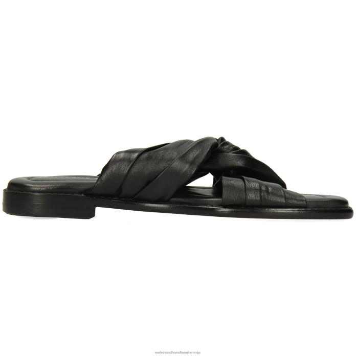 Melvin & Hamilton mule Črna ženske elodie 22 FLJ6L1617