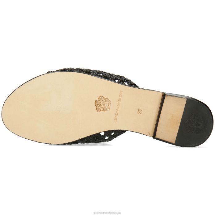 Melvin & Hamilton mule Črna ženske hanna 5 FLJ6L1775