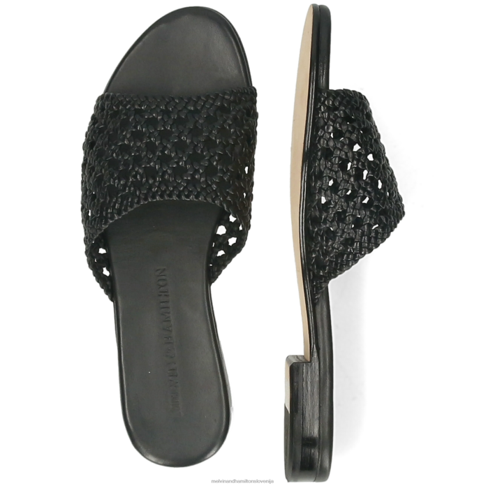 Melvin & Hamilton mule Črna ženske hanna 5 FLJ6L1775