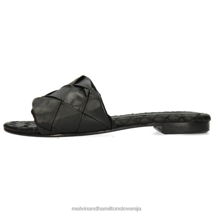 Melvin & Hamilton mule Črna ženske hanna 67 FLJ6L1649