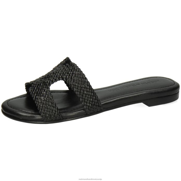 Melvin & Hamilton mule Črna ženske hanna 83 FLJ6L1759