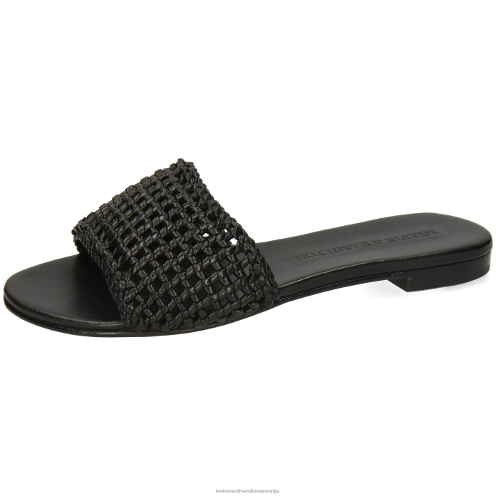 Melvin & Hamilton mule Črna ženske hanna 87 FLJ6L1636