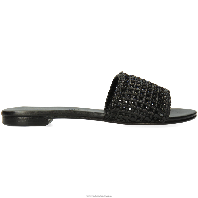 Melvin & Hamilton mule Črna ženske hanna 87 FLJ6L1636