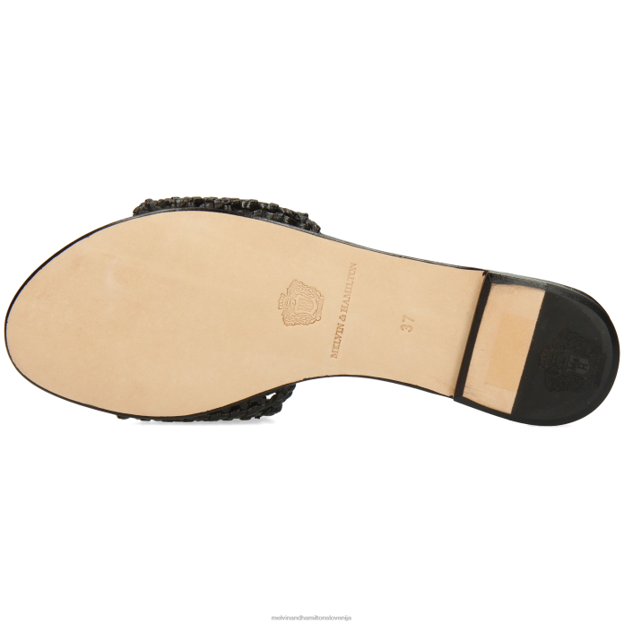 Melvin & Hamilton mule Črna ženske hanna 87 FLJ6L1636