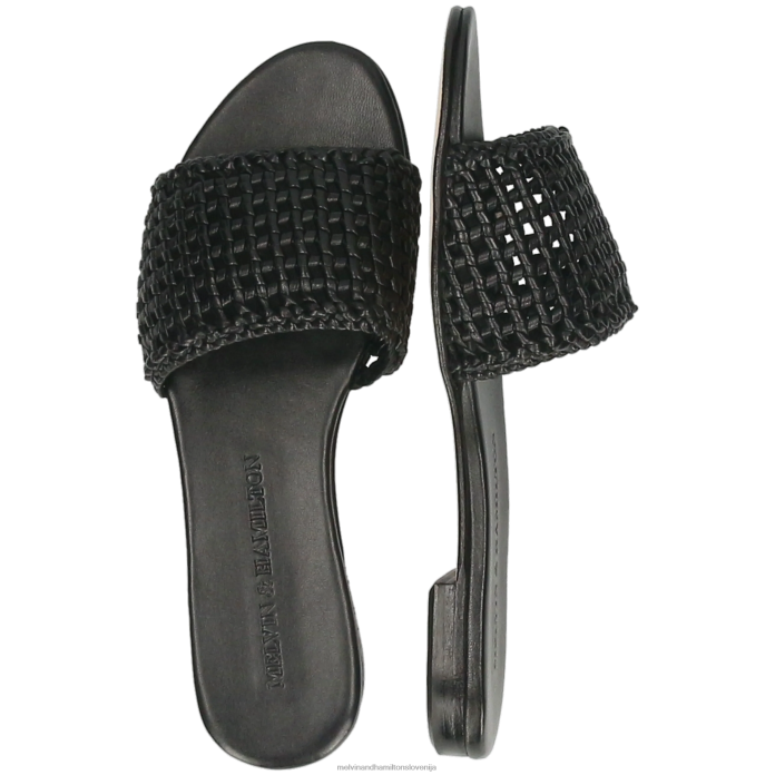 Melvin & Hamilton mule Črna ženske hanna 87 FLJ6L1636