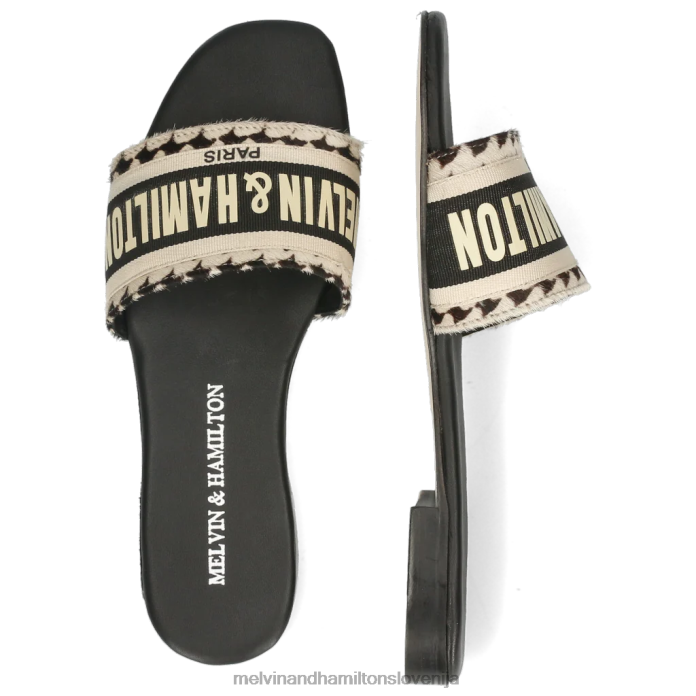 Melvin & Hamilton mule Črna ženske nikita FLJ6L1726