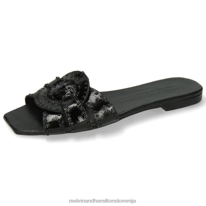 Melvin & Hamilton mule Črna ženske sandrina 2 FLJ6L1722