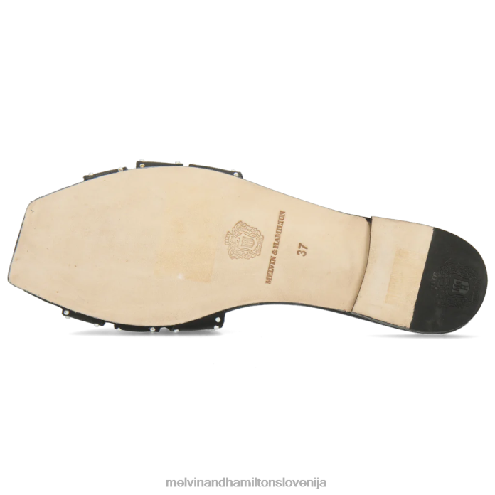 Melvin & Hamilton mule Črna ženske sandrina 2 FLJ6L1755