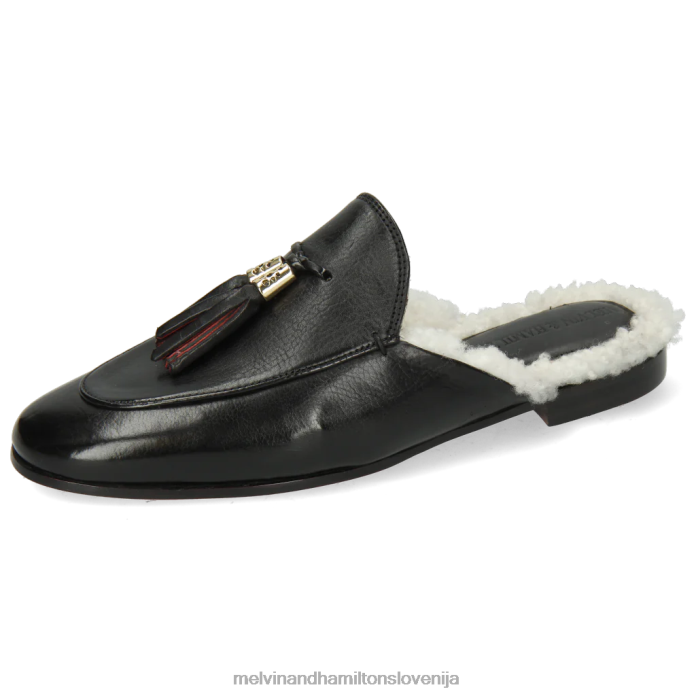 Melvin & Hamilton mule Črna ženske scarlett 2 FLJ6L1694