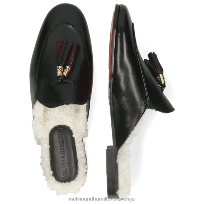 Melvin & Hamilton mule Črna ženske scarlett 2 FLJ6L1694
