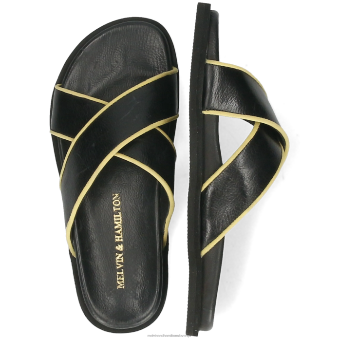 Melvin & Hamilton mule Črna ženske wilma 9 FLJ6L1741