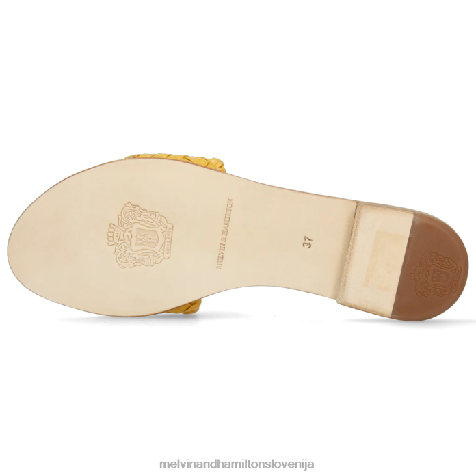 Melvin & Hamilton mule rumena ženske hanna 26 FLJ6L1652