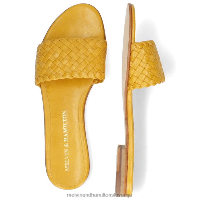 Melvin & Hamilton mule rumena ženske hanna 26 FLJ6L1652