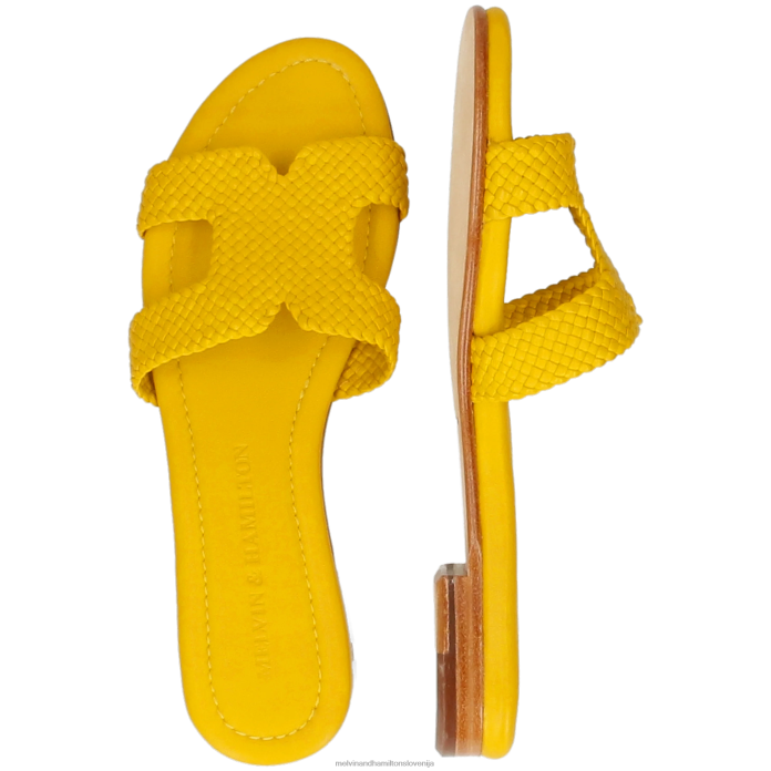 Melvin & Hamilton mule rumena ženske hanna 83 FLJ6L1628