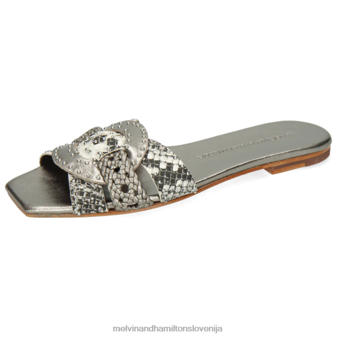 Melvin & Hamilton mule siva ženske sandrina 2 FLJ6L1737