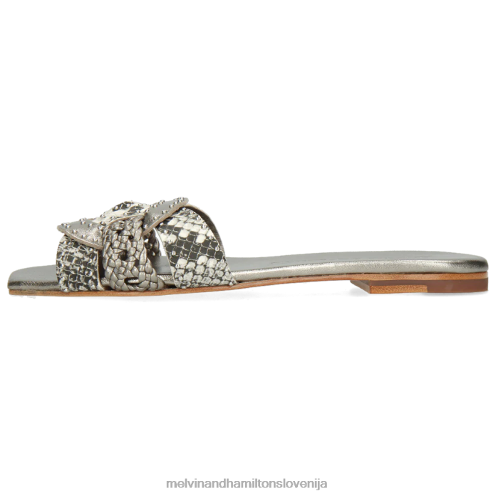 Melvin & Hamilton mule siva ženske sandrina 2 FLJ6L1737