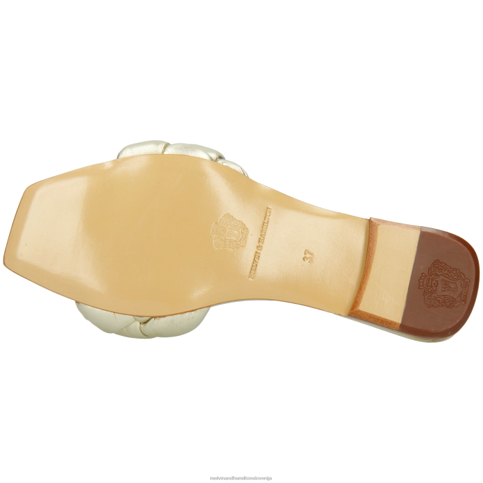 Melvin & Hamilton mule srebro ženske brooke 10 FLJ6L1609