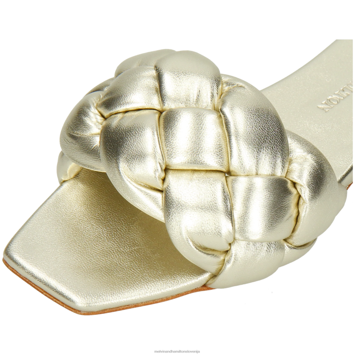 Melvin & Hamilton mule srebro ženske brooke 10 FLJ6L1609