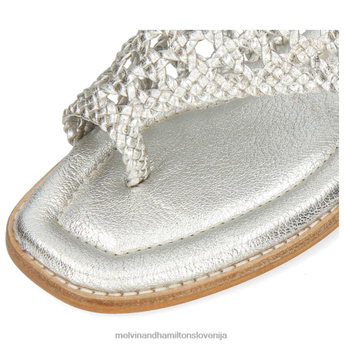 Melvin & Hamilton mule srebro ženske elodie 16 FLJ6L1681