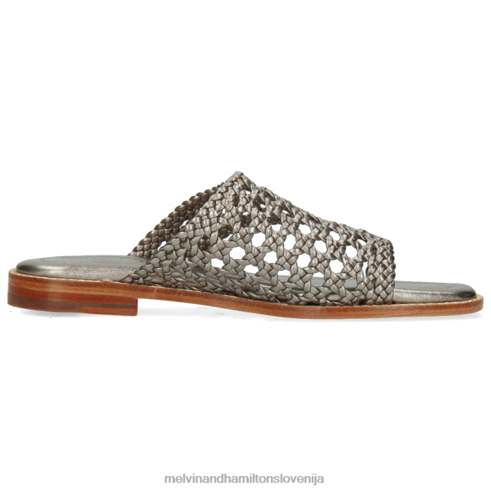 Melvin & Hamilton mule srebro ženske elodie 16 FLJ6L1749