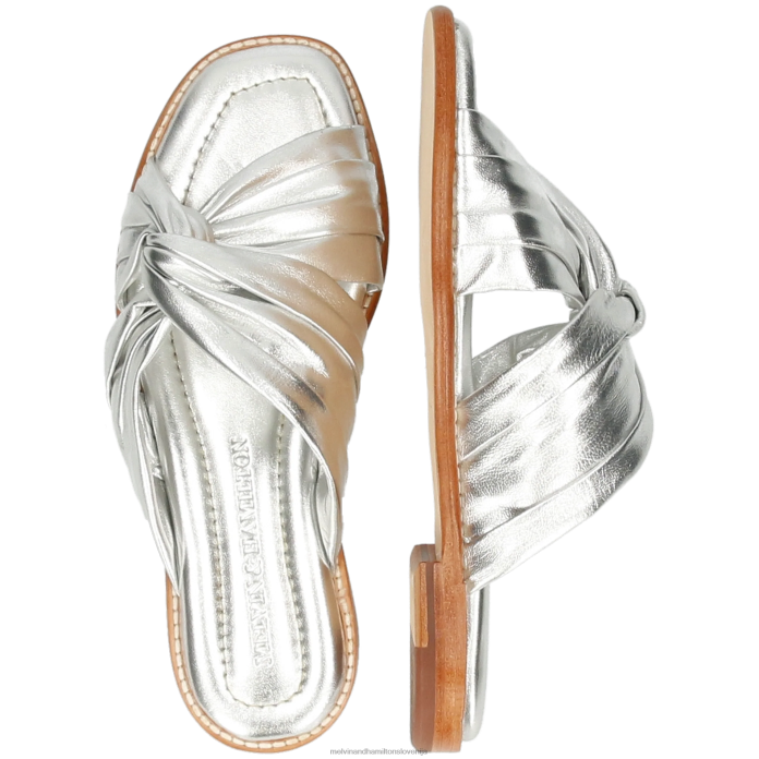 Melvin & Hamilton mule srebro ženske elodie 22 FLJ6L1553