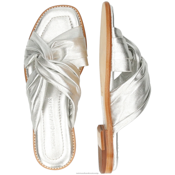 Melvin & Hamilton mule srebro ženske elodie 22 FLJ6L1614