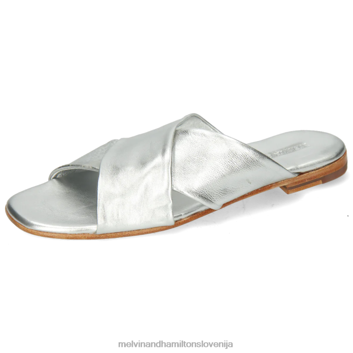 Melvin & Hamilton mule srebro ženske elodie 47 FLJ6L1773