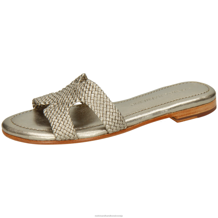 Melvin & Hamilton mule srebro ženske hanna 83 FLJ6L1627