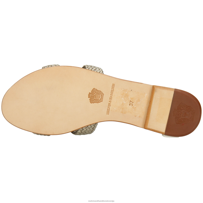 Melvin & Hamilton mule srebro ženske hanna 83 FLJ6L1627