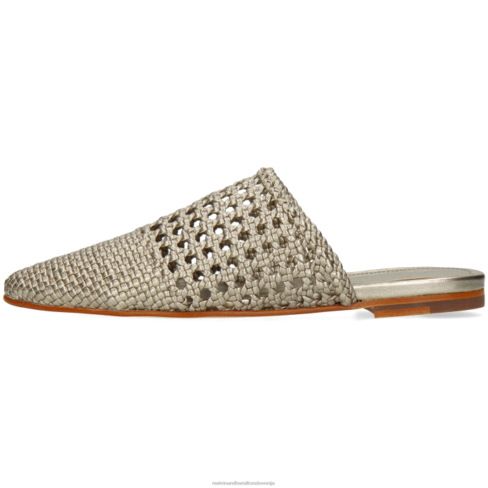 Melvin & Hamilton mule srebro ženske mira 3 FLJ6L1698