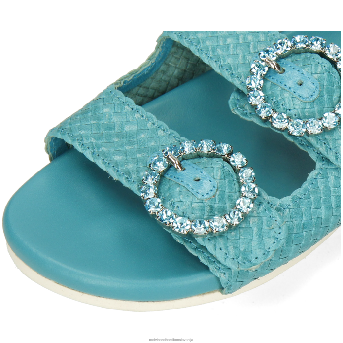Melvin & Hamilton mule turkizna ženske petra 1 FLJ6L1574