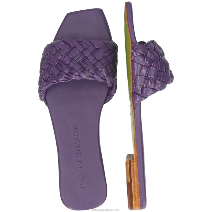 Melvin & Hamilton mule vijolična ženske brooke 5 FLJ6L1558