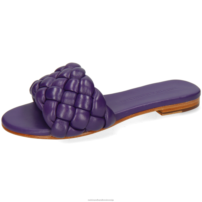 Melvin & Hamilton mule vijolična ženske hanna 78 FLJ6L1593