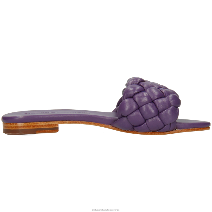 Melvin & Hamilton mule vijolična ženske hanna 78 FLJ6L1597