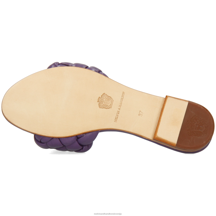 Melvin & Hamilton mule vijolična ženske hanna 78 FLJ6L1597