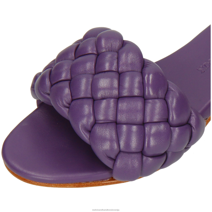 Melvin & Hamilton mule vijolična ženske hanna 78 FLJ6L1597