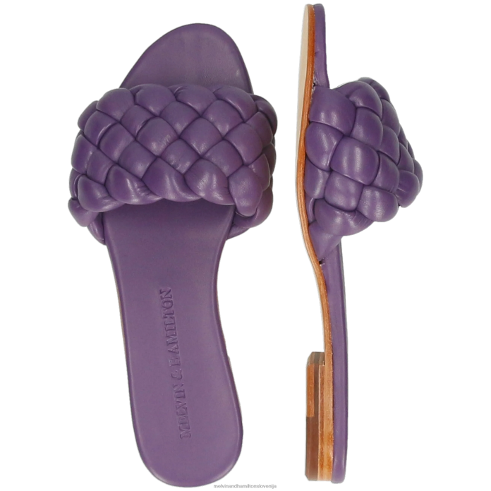 Melvin & Hamilton mule vijolična ženske hanna 78 FLJ6L1597