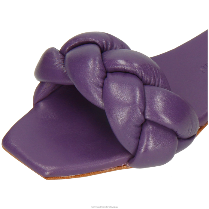 Melvin & Hamilton mule vijolična ženske sandrina 3 FLJ6L1594