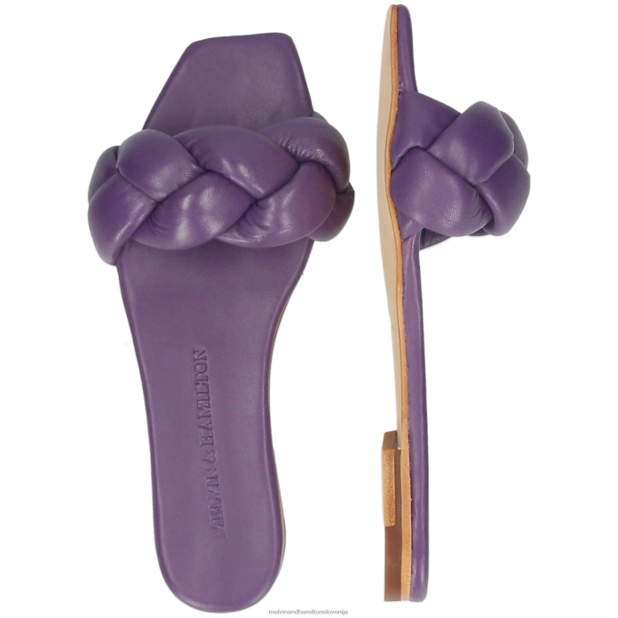 Melvin & Hamilton mule vijolična ženske sandrina 3 FLJ6L1594