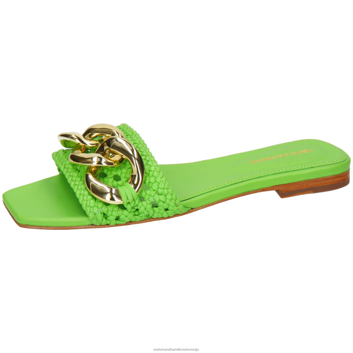 Melvin & Hamilton mule zelena ženske brooke 12 FLJ6L1612