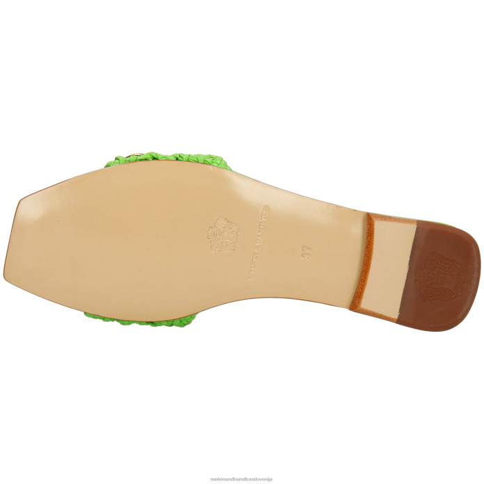 Melvin & Hamilton mule zelena ženske brooke 12 FLJ6L1612
