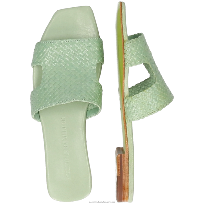 Melvin & Hamilton mule zelena ženske brooke 7 FLJ6L1556