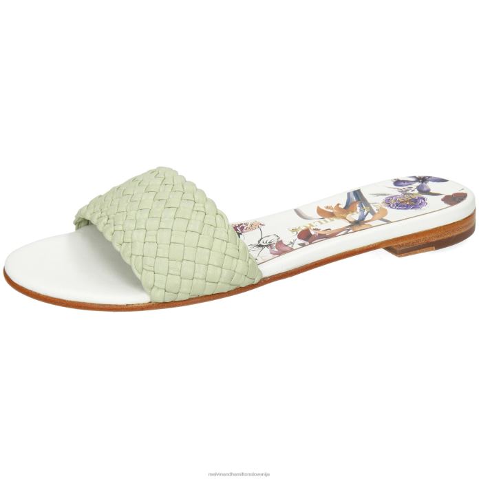 Melvin & Hamilton mule zelena ženske hanna 26 FLJ6L1676