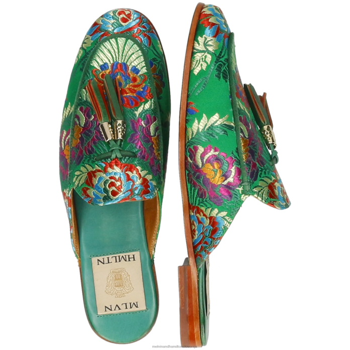 Melvin & Hamilton mule zelena ženske scarlett 2 FLJ6L1626