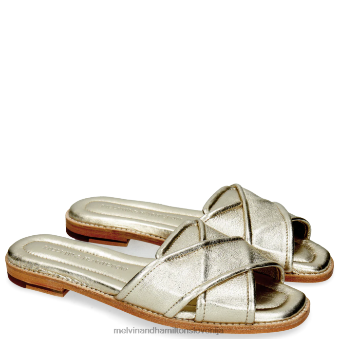 Melvin & Hamilton mule zlato ženske elodie 14 FLJ6L1706