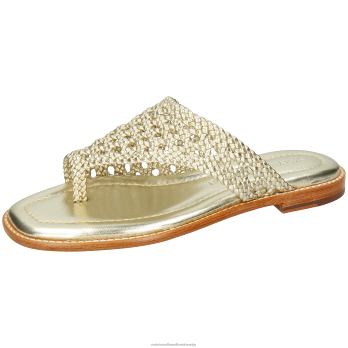 Melvin & Hamilton mule zlato ženske elodie 16 FLJ6L1561