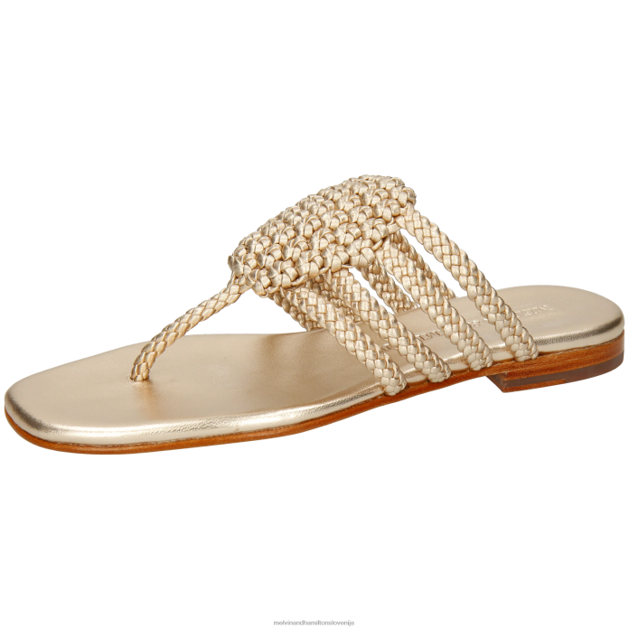 Melvin & Hamilton mule zlato ženske elodie 61 FLJ6L1545